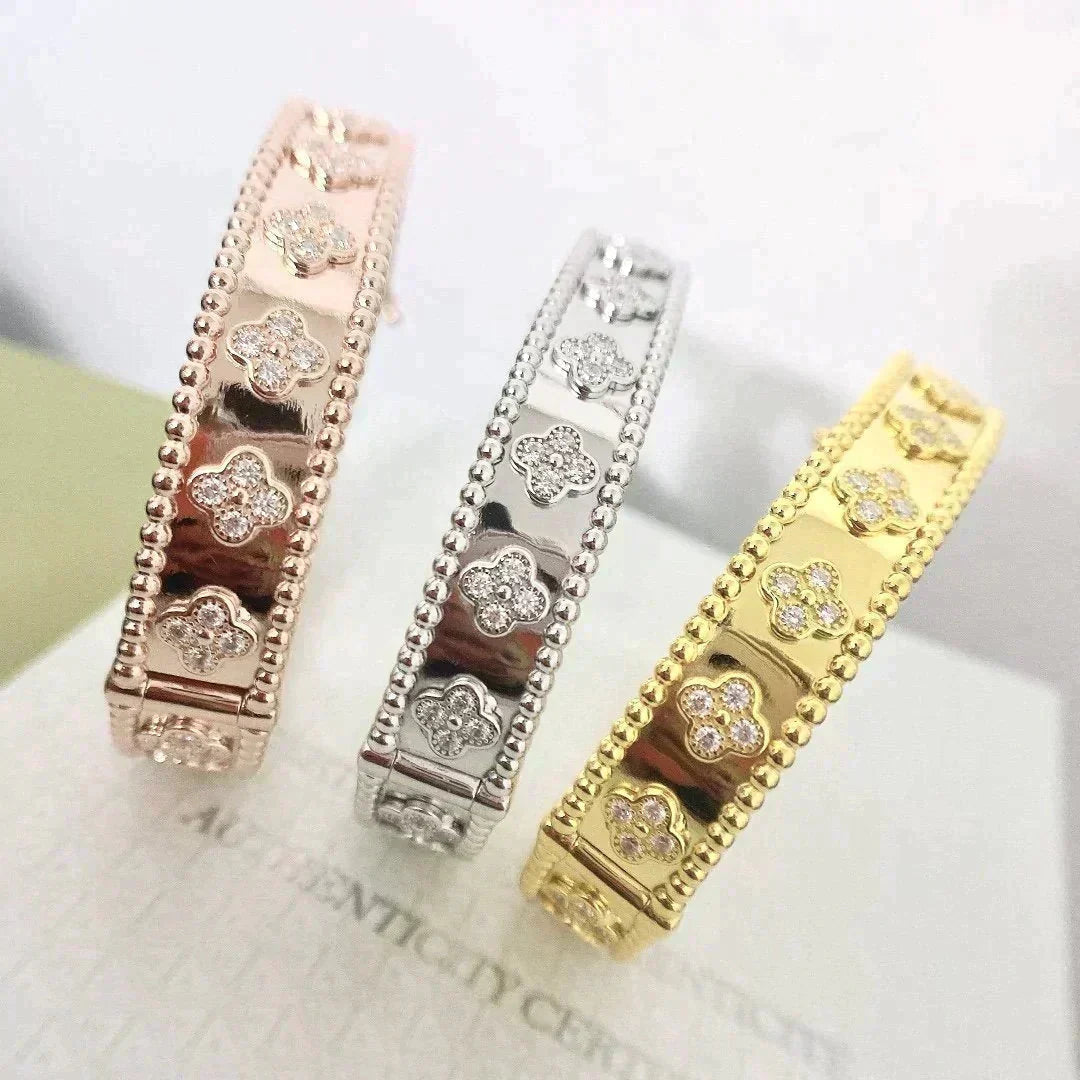 [Clover Jewelry]CLOVER BRACELET 8MM DIAMONDS