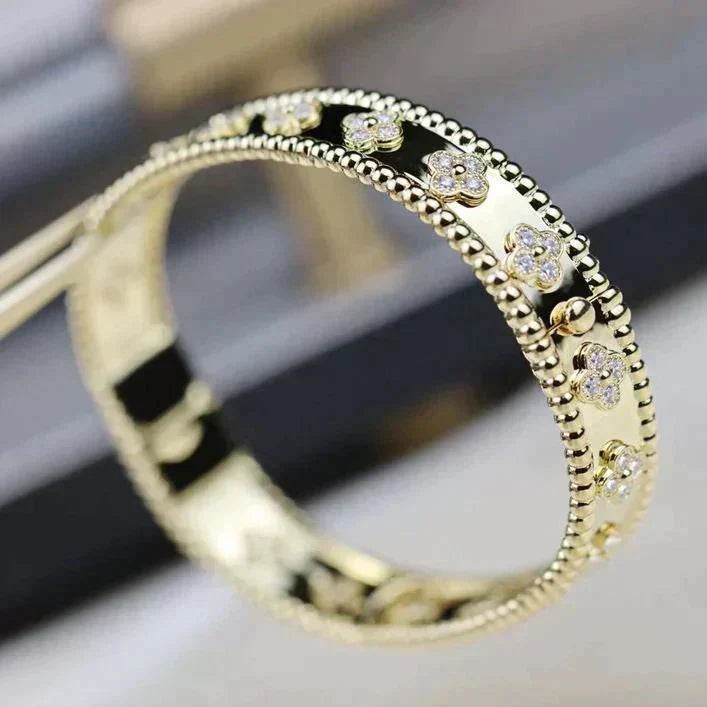[Clover Jewelery]CLOVER BRACELET 8MM DIAMONDS