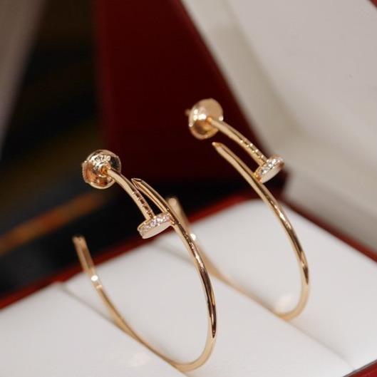 [Clover Jewelry]JUSTE OHRRINGE DIAMANTEN 1.8MM