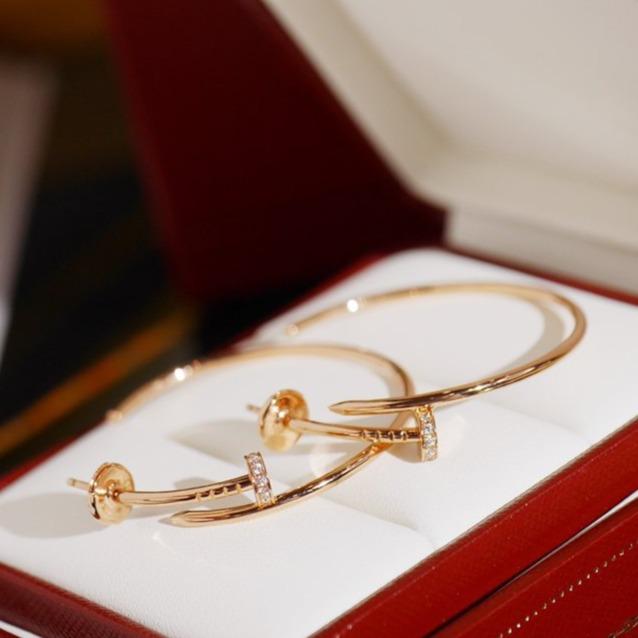 [Clover Jewelry]JUSTE OHRRINGE DIAMANTEN 1.8MM