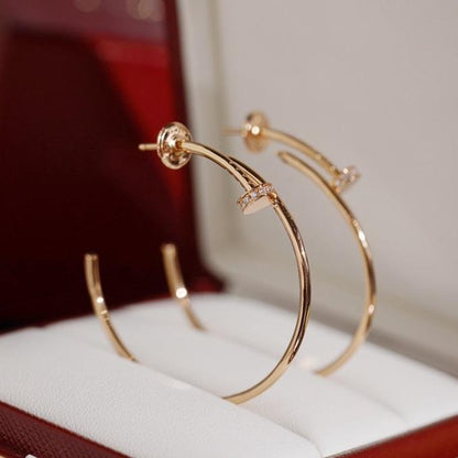 [Clover Jewellery]JUSTE OHRRINGE DIAMANTEN 1,8 MM 