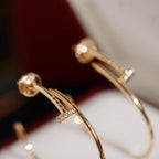 [Clover Jewelry]JUSTE OHRRINGE DIAMANTEN 1.8MM