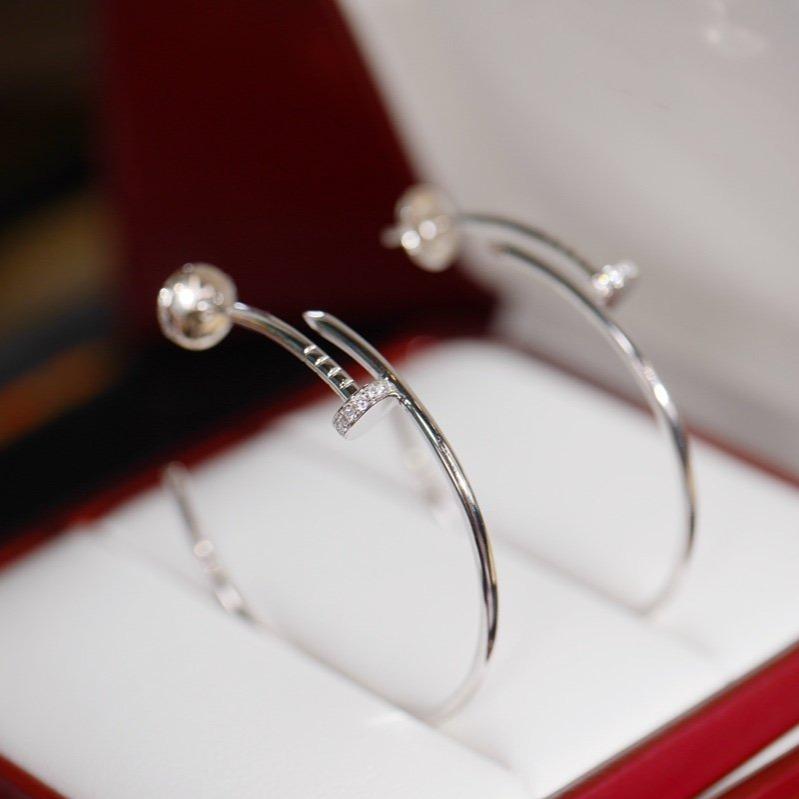 [Clover Jewelry]JUSTE OHRRINGE DIAMANTEN 1.8MM