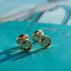 [クローバー・ジュエリー]ラブ・ピアス ピンクゴールド 10mm