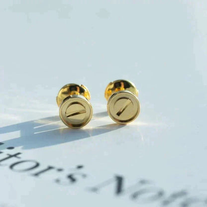 [Clover Jewelery]LOVE EARRINGS GOLD 10MM