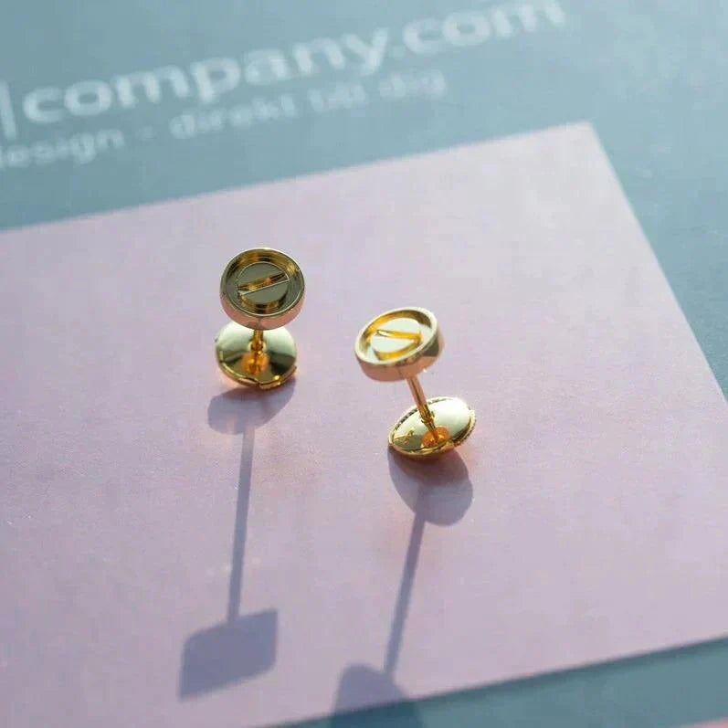 [クローバー ジュエリー]LOVE イヤリング ゴールド 10MM