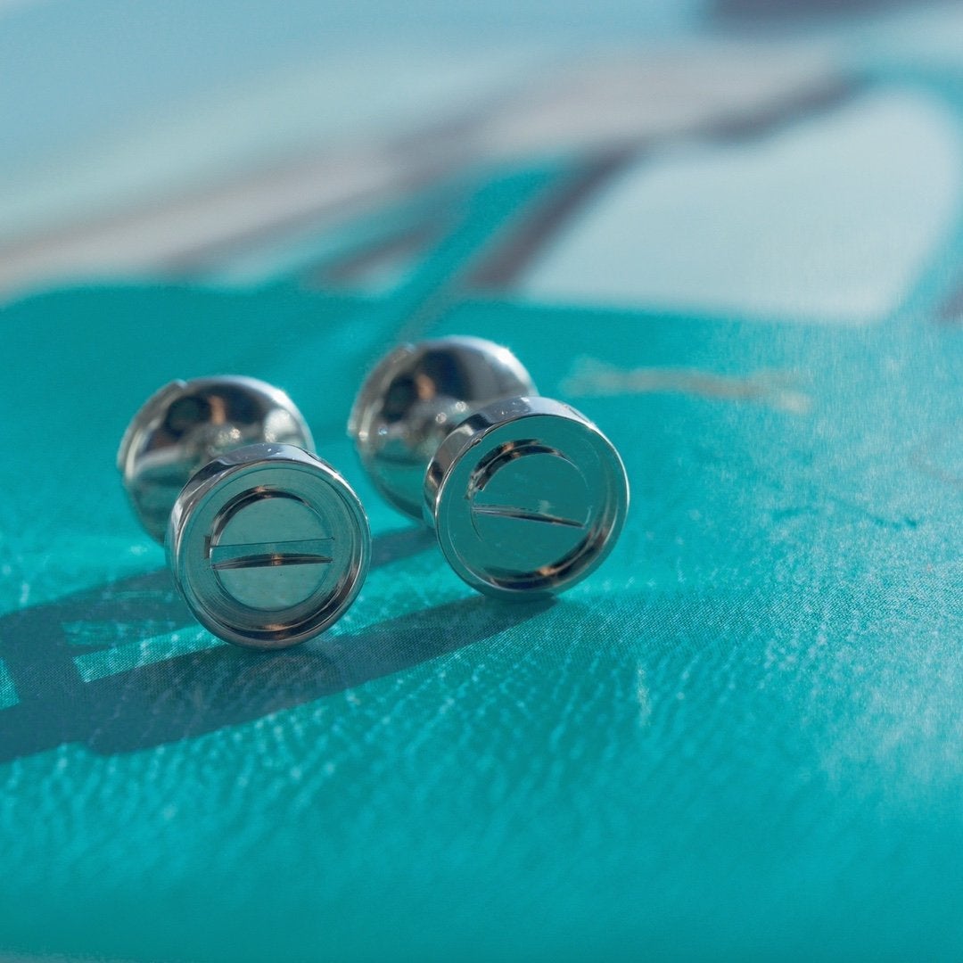 [Clover Jewelery]LOVE EARRINGS SILVER 10MM