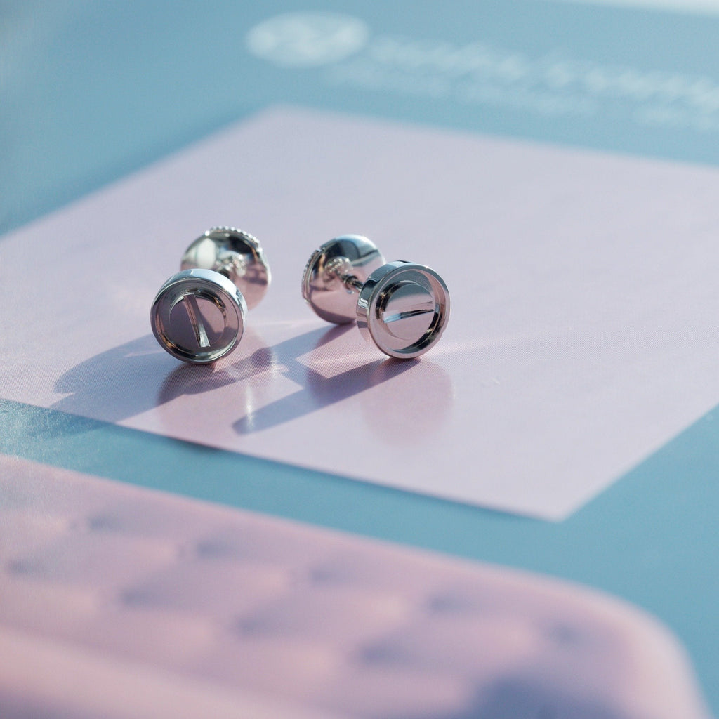 [Clover Jewelry]LIEBESOHRRINGE SILBER 10MM