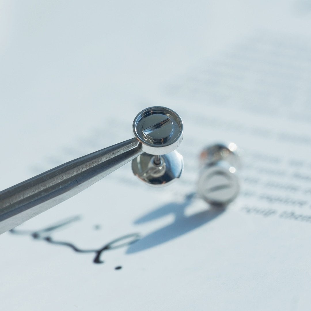 [Clover Jewelery]LOVE EARRINGS SILVER 10MM