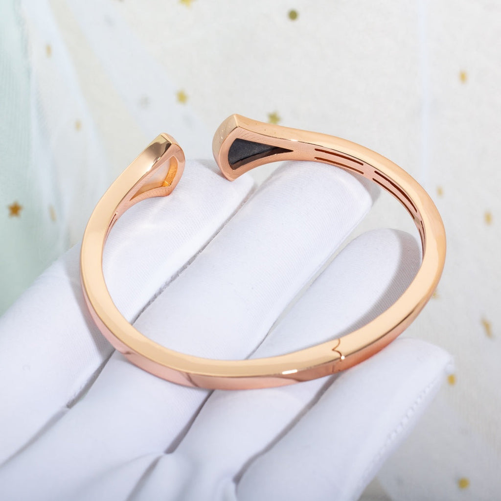 [Clover Jewelry]DREAM BRACELET OPEN PINK GOLD MOP