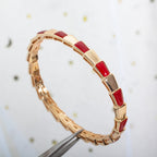 [Clover Jewelry]SERPENTI BRACELET PINK GOLD RUBELLITE