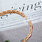 [Clover Jewelry]SERPENTI BRACELET PINK GOLD RUBELLITE