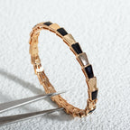 [Clover Jewelry]SERPENTI BRACELET PINK GOLD ONYX
