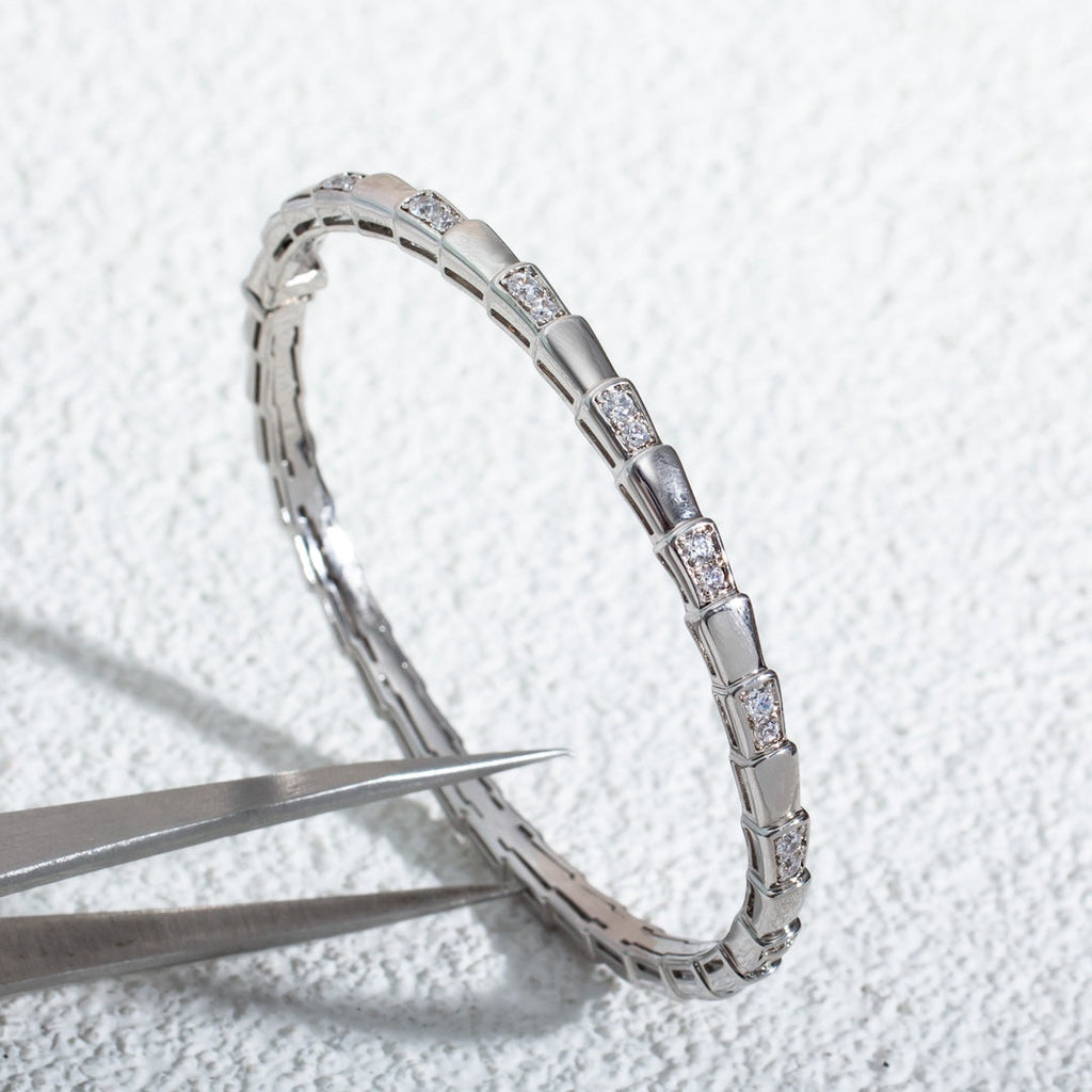 [Clover Jewelry]SERPENTI BRACELET SILVER DIAMOND