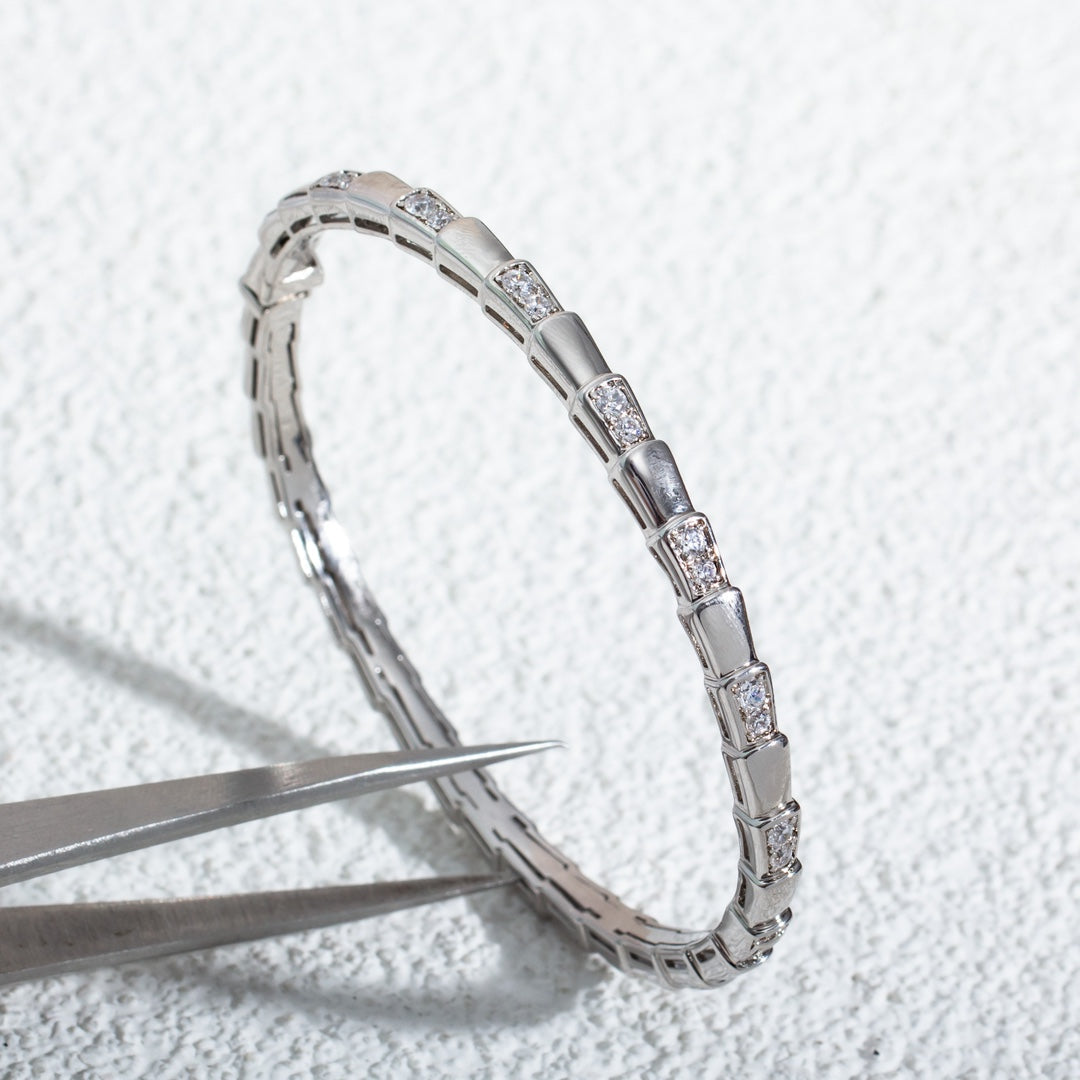[Clover Jewelry]SERPENTI BRACELET SILVER DIAMOND