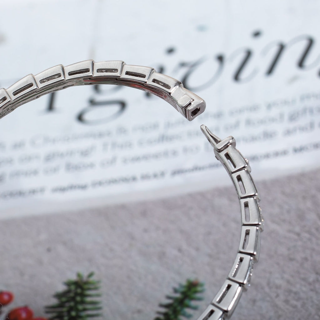 [Clover Jewelry]SERPENTI BRACELET SILVER DIAMOND