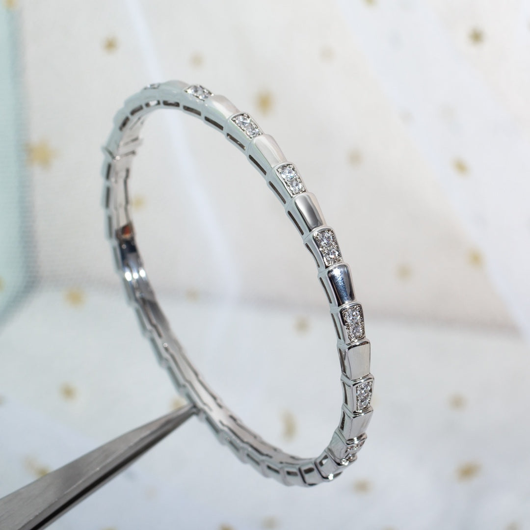 [Clover Jewelery]SERPENTI BRACELET SILVER DIAMOND