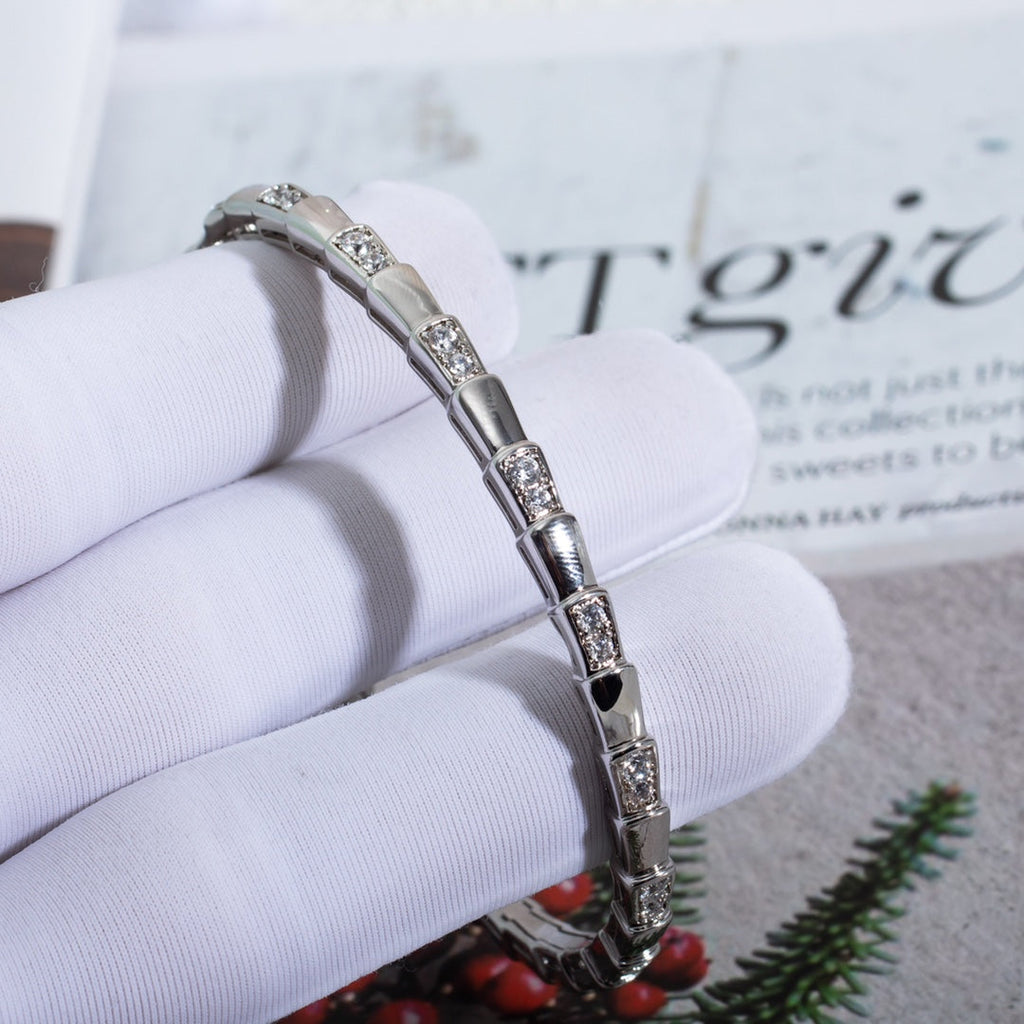 [Clover Jewelry]SERPENTI BRACELET SILVER DIAMOND