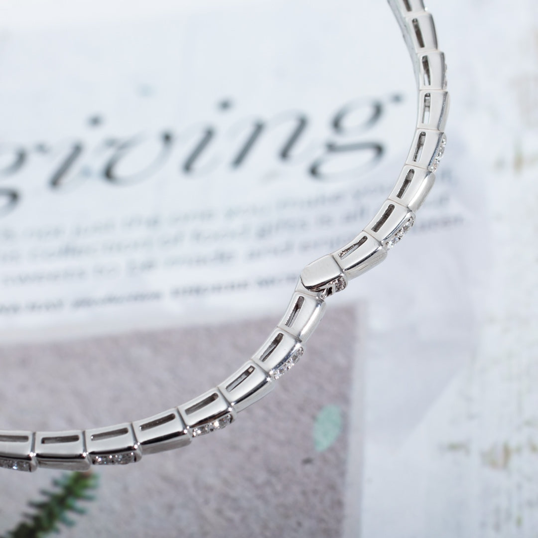 [Clover Jewelry]SERPENTI BRACELET SILVER DIAMOND