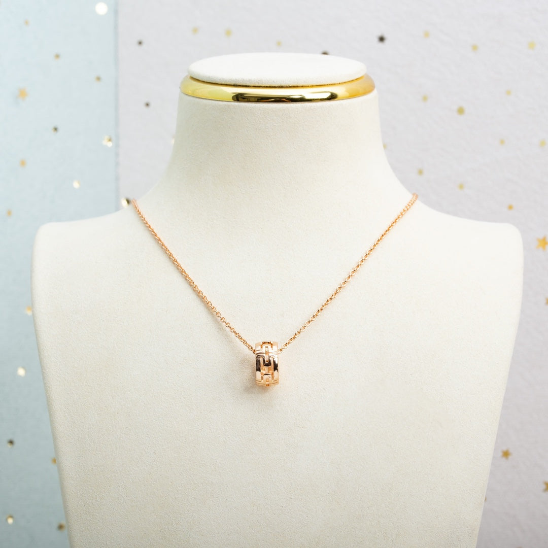 [Clover Jewellery] PARENTESI HALSKETTE ROSA GOLD