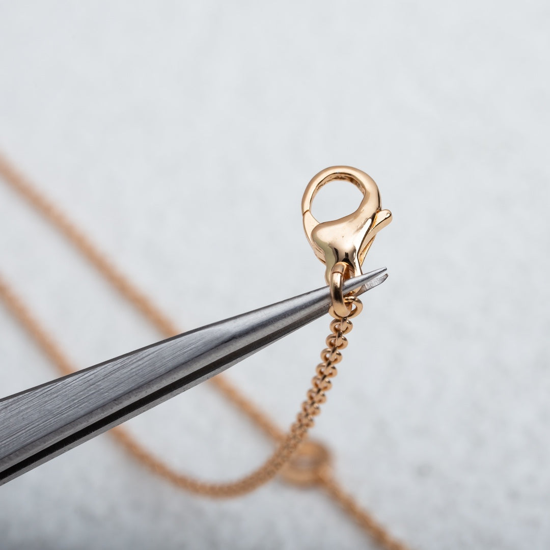 [Clover Jewellery] PARENTESI HALSKETTE ROSA GOLD