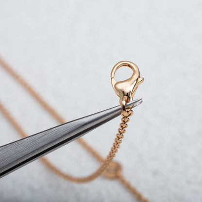 [Clover Jewellery] PARENTESI HALSKETTE ROSA GOLD