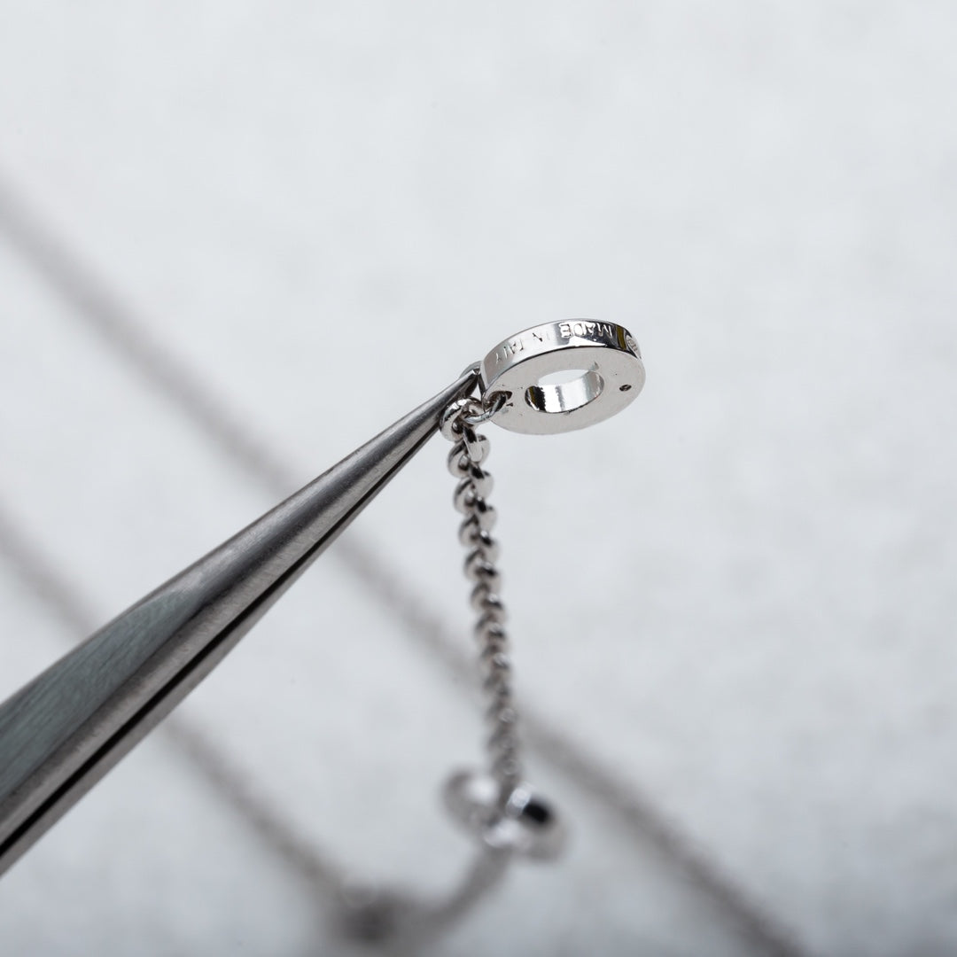 [Clover Jewelry]PARENTESI HALSKETTE SILBER