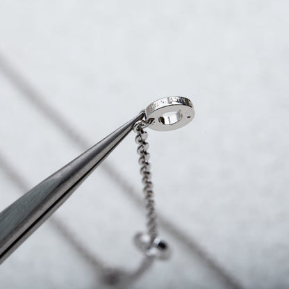 [Clover Jewelry]PARENTESI HALSKETTE SILBER