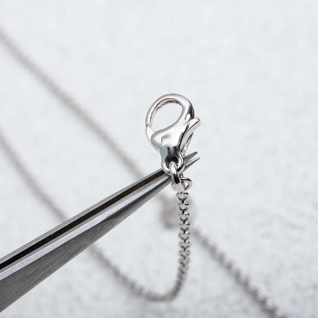 [Clover Jewelry]PARENTESI HALSKETTE SILBER