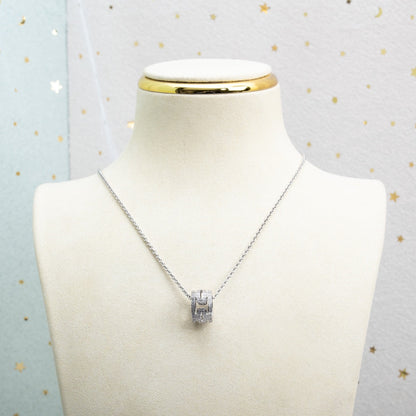 [Clover Jewelry] PARENTESI HALSKETTE SILBER DIAMANT