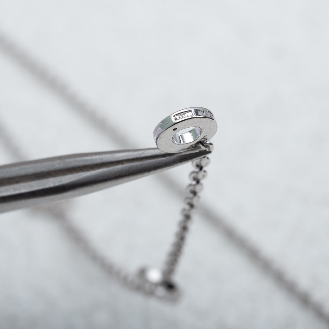 [Clover Jewelry] PARENTESI HALSKETTE SILBER DIAMANT