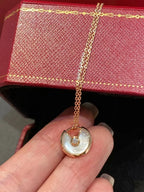 [Clover Jewelry]AMULETTE ROSE GOLD MOP NECKLACE