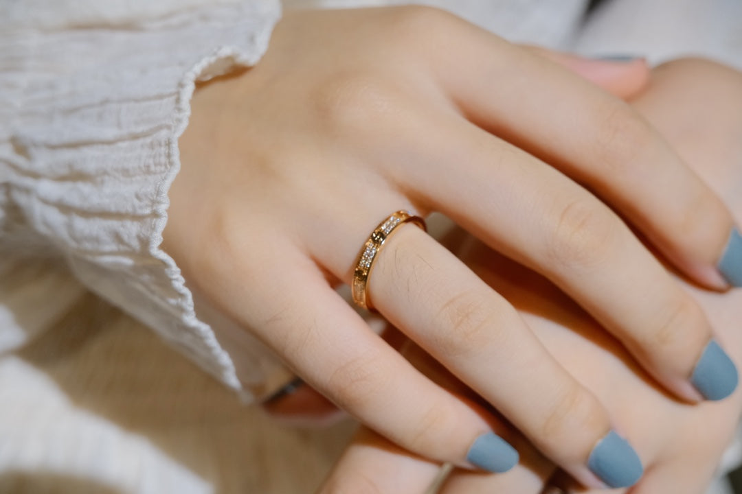 [Clover Jewelery]LOVE RING 2.65MM DIAMOND