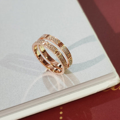 [Clover Jewelery]LOVE RING 2.65MM DIAMOND