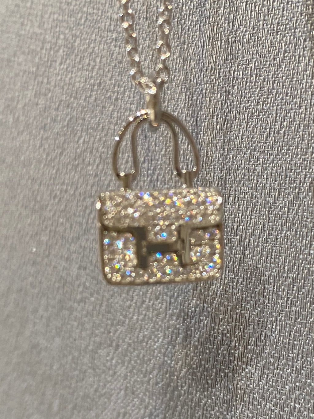 [Clover Jewelry]コンスタンスペンダント ダイヤモンドネックレス