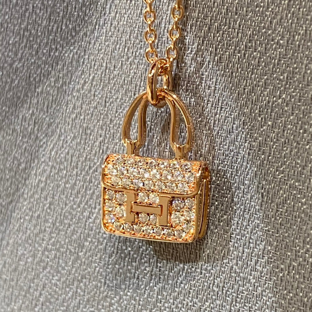 [Clover Jewelry]コンスタンスペンダント ダイヤモンドネックレス