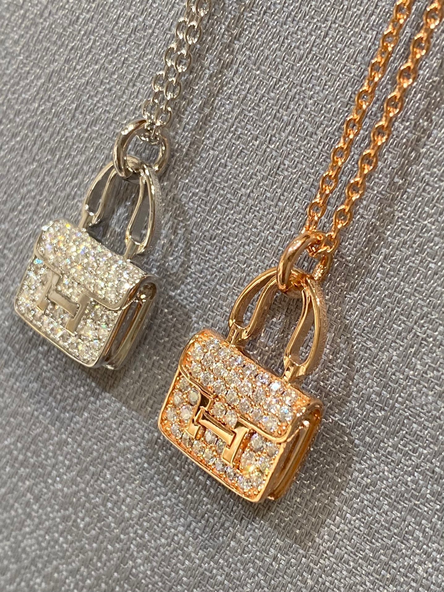 [Clover Jewelry]コンスタンスペンダント ダイヤモンドネックレス