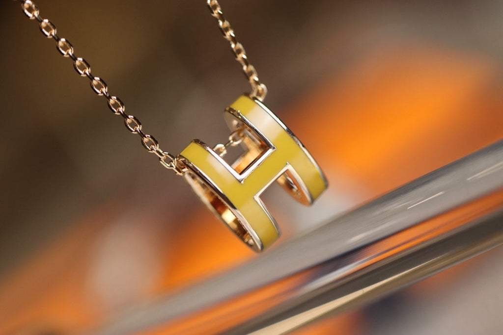 [Clover Jewelry]POP H ペンダント ピンクゴールド