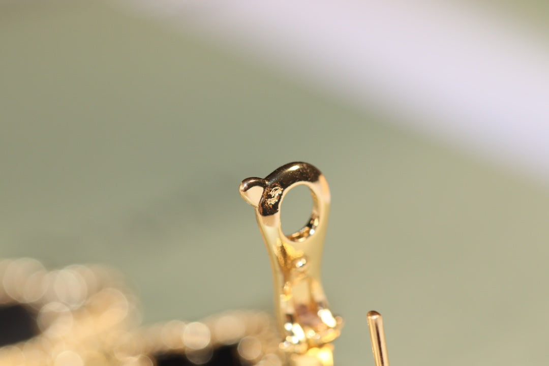 ```json
{
  "product_name": "[Clover Schmuck]KLEE OHRRINGE GOLD ONYX PERLMUTT 3 MOTIVE"
}
```