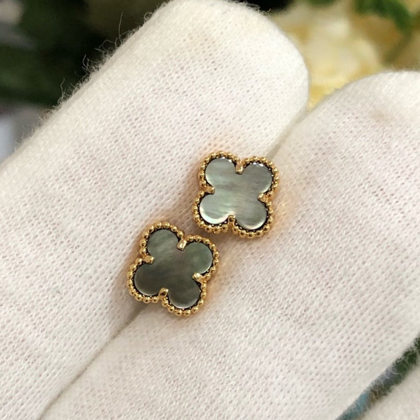 [Clover Jewelry]クローバー ミニ ゴールド イヤリング