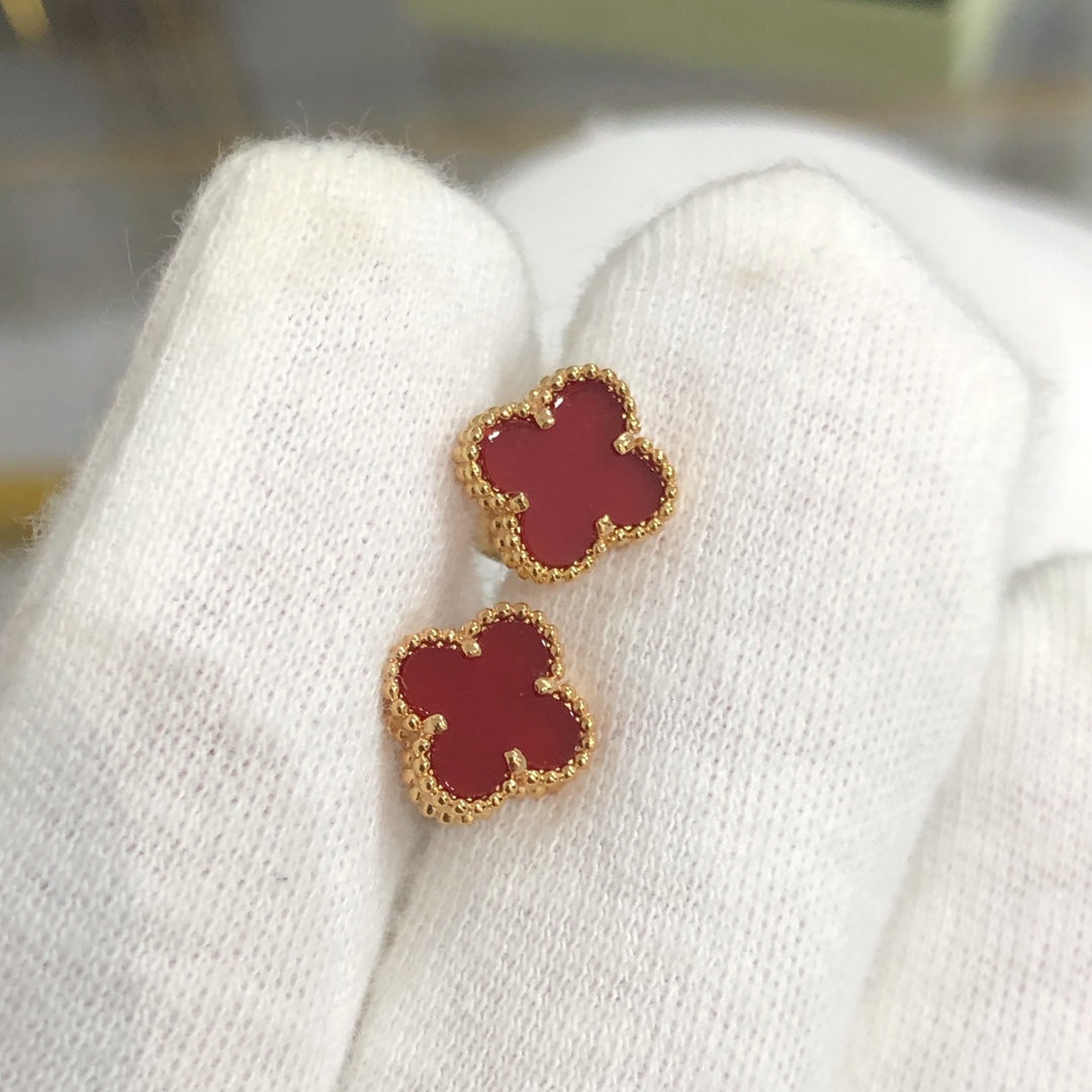 [Clover Jewelry]クローバー ミニ ゴールド イヤリング