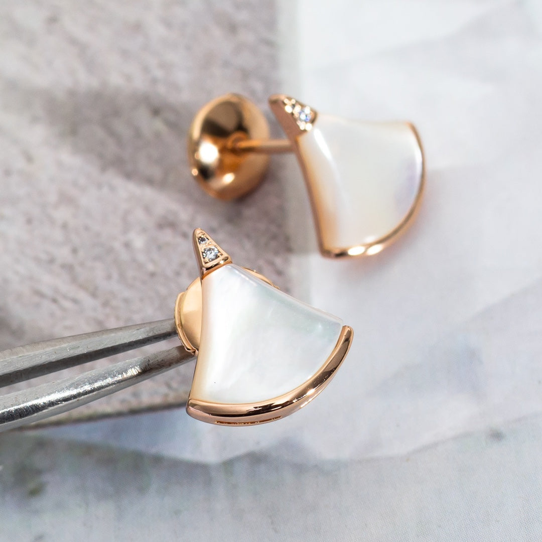 [Clover Jewelery]DIVAS DREAM EARRINGS PINK GOLD