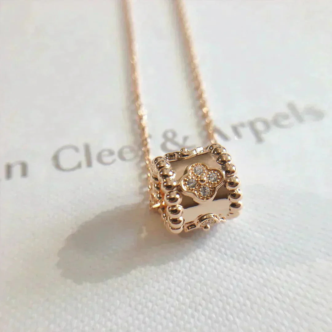 [Clover Jewelery]PERLEE PEDANT NECKLACE GOLD / ROSE GOLD