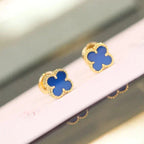 [Clover Jewelry]CLOVER MINI 9,5MM TÜRKIS OHRRINGE