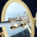 [Clover Jewelry]SWEET BUTTERFLY MOP OHRSTECKER