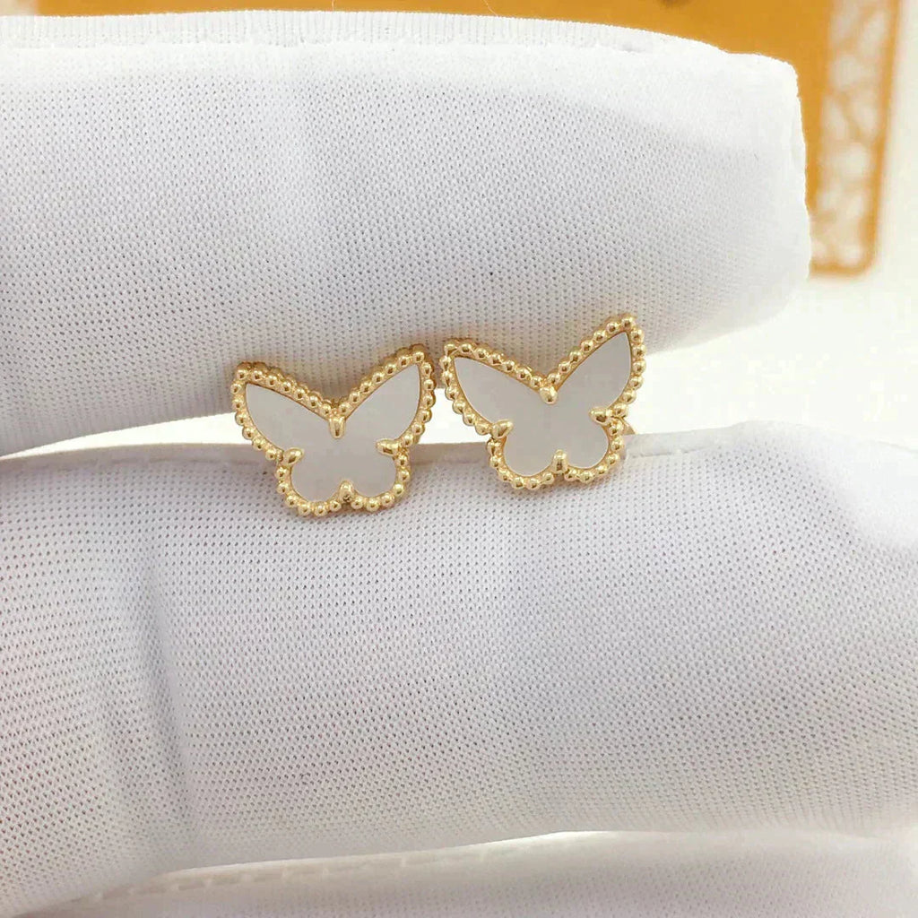 [Clover Jewelry]SWEET BUTTERFLY MOP OHRSTECKER