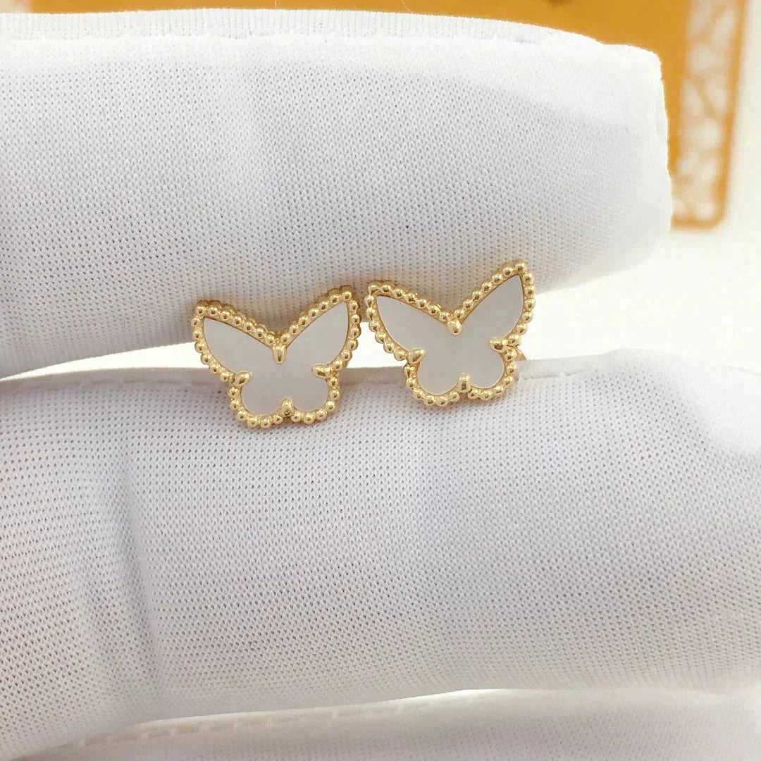 [Clover Jewelry]SWEET BUTTERFLY MOP OHRSTECKER