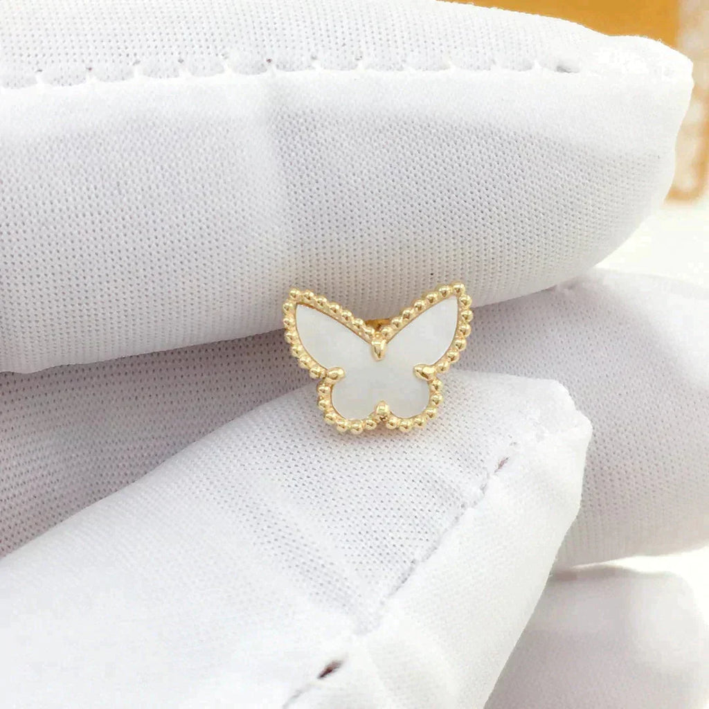 [Clover Jewelry]SWEET BUTTERFLY MOP OHRSTECKER