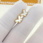 [Clover Jewelry]SWEET BUTTERFLY MOP OHRSTECKER