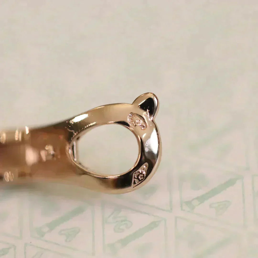 [Clover Jewelery]CLOVER MEDIUM 1 MOTIFS FUll DIAMOND EARRINGS